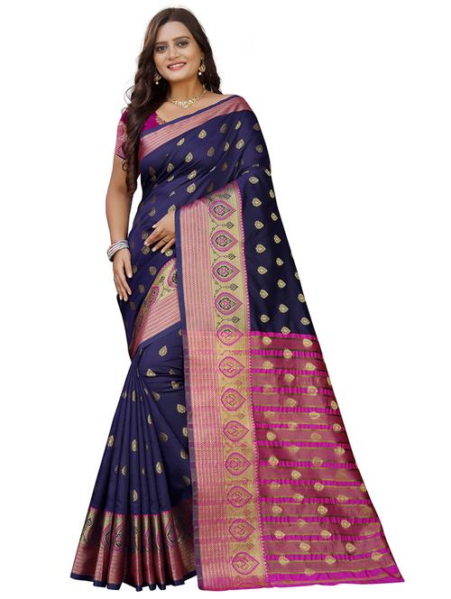 women self design bordered saree - 21544471 - Standard Image - 0