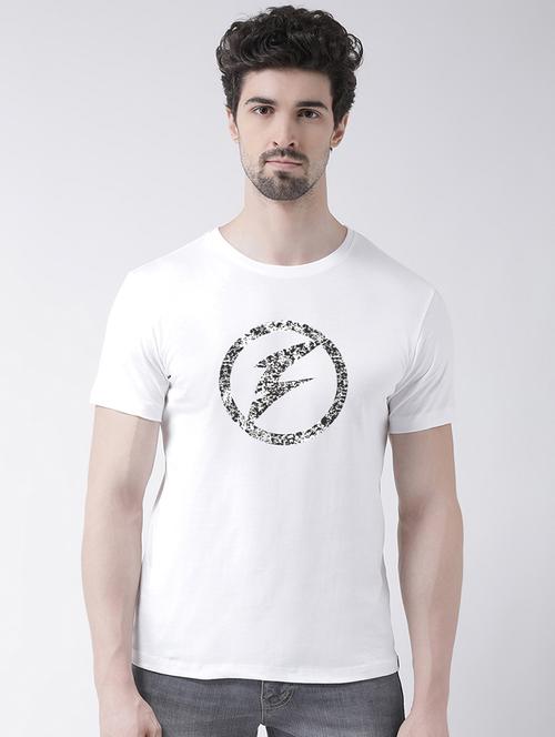 men front print short sleeve t-shirt - 21551924 - Very Small Image - 1