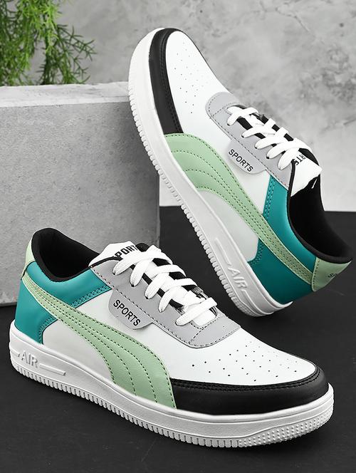 men color block lace up sneaker - 21554746 -  Standard Image - 0