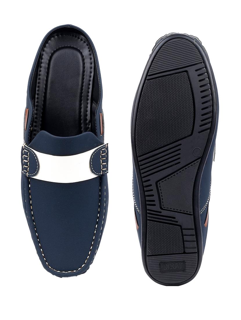 men solid slip on mules - 21555150 - Standard Image - 7