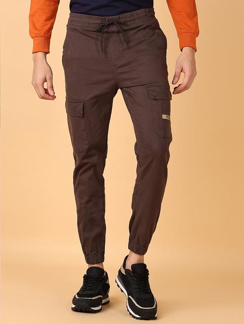 men mid rise solid cargo - 21556287 - Very Small Image - 1