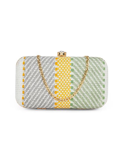 women green pu box clutch - 21562398 - Very Small Image - 1