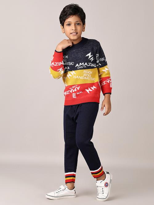 boys self design winterwear wear full length set - 21562888 - Very Small Image - 1