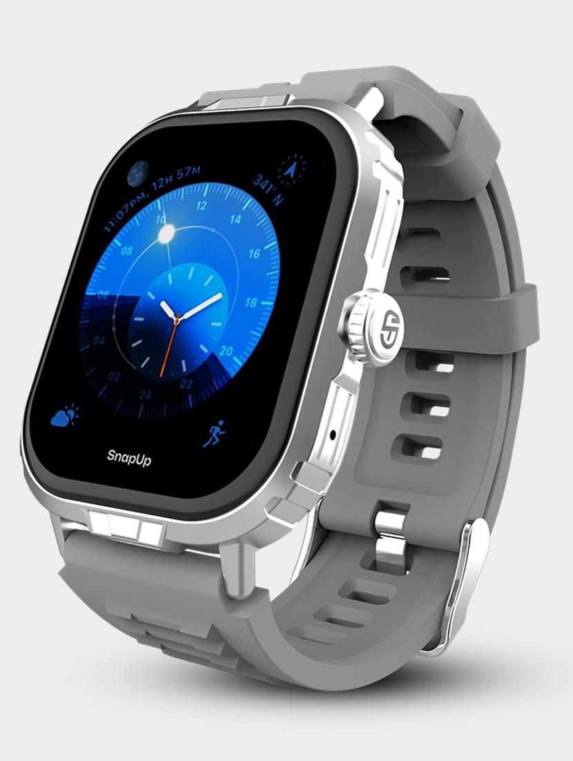 snapup vision ultra bluetooth calling smartwatch (silver grey) - 21568208 -  Zoom Image - 0