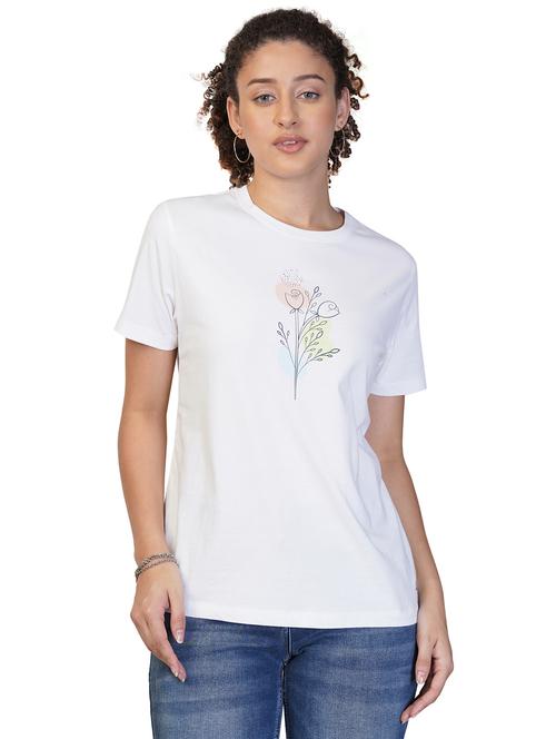 women printed short sleeve regular fit t-shirt - 21582145 - Very Small Image - 1