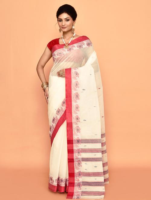 women self design handloom saree - 21583434 - Very Small Image - 1