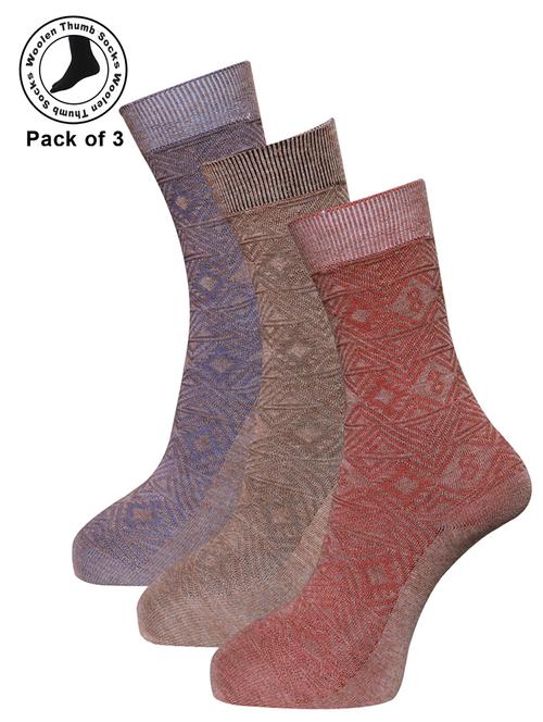 women cotton above ankle length socks combo - 21587226 - Very Small Image - 1