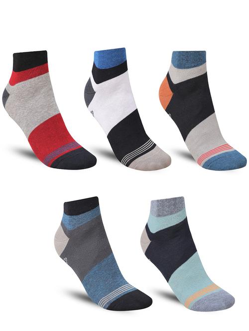 men cotton ankle length socks combo - 21587477 - Very Small Image - 1