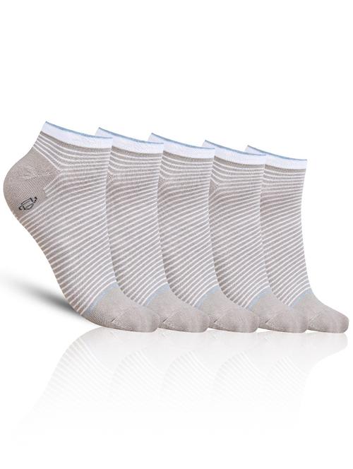 men pack of 5 ankle length socks - 21587609 - Very Small Image - 1