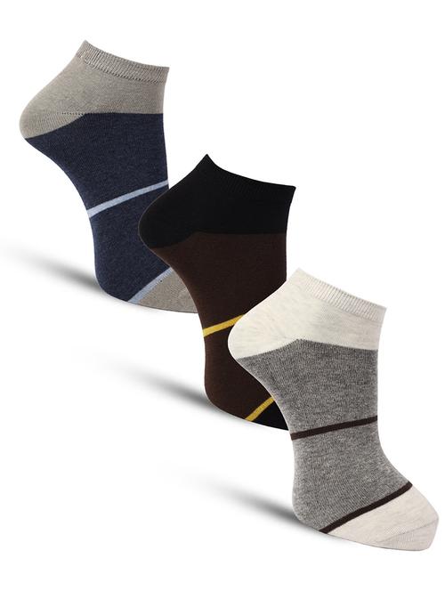 men pack of 3 ankle length sock - 21587642 - Very Small Image - 1