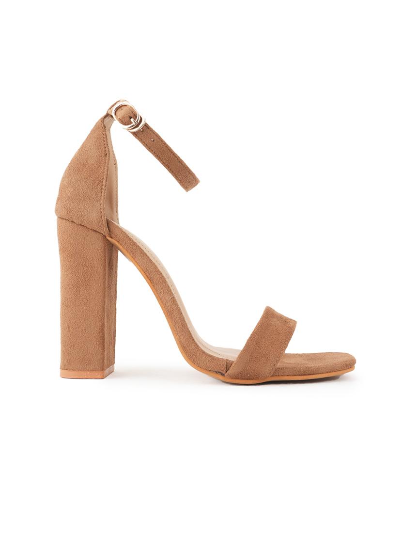 women beige block heel sandal - 21591360 - Zoom Image - 2