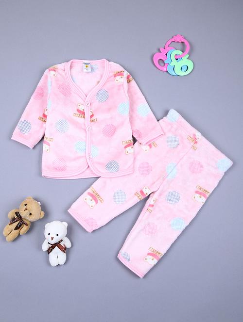 kids printed full length twin set - 21607053 - Very Small Image - 1