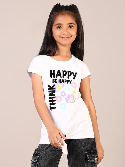 girls printed short sleeve tee - 21608821 - Very Small Image - 1