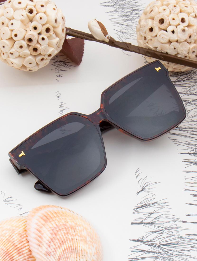 ted smith iconic square polarized grey sunglasses for mens womens - 21613085 - Zoom Image - 0