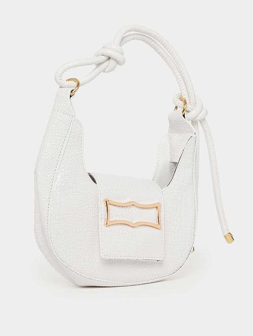 women white solid handbag - 21618110 -  Standard Image - 0