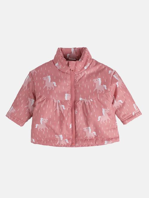 girls printed long sleeves jacket - 21620311 - Very Small Image - 1