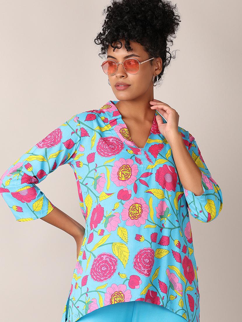 women floral printed co-ord sets - 21627454 - Standard Image - 3