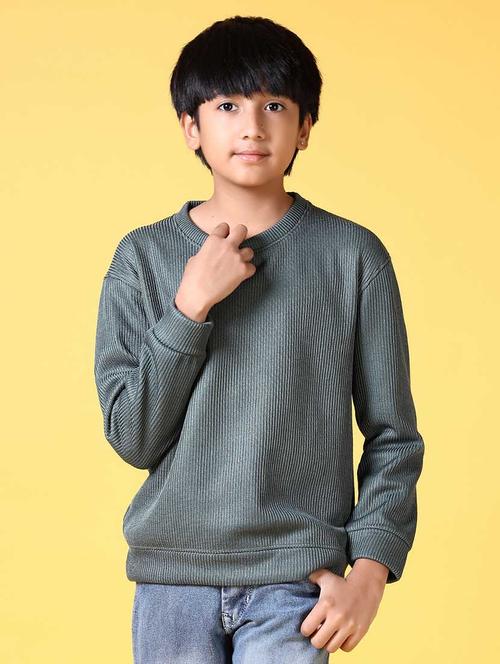 boys solid long sleeve sweatshirt - 21627713 - Very Small Image - 1