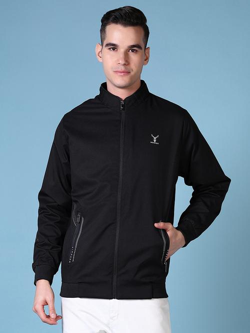 men solid long sleeve casual jacket - 21628968 - Very Small Image - 1