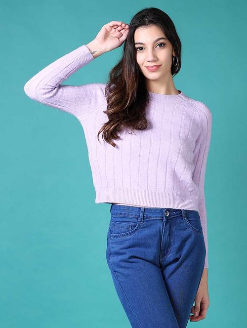 women self designed long sleeves pullover - 21633406 - Very Small Image - 1