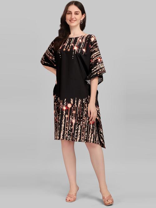 women printed relaxed fit kaftan dress - 21633888 - Very Small Image - 1