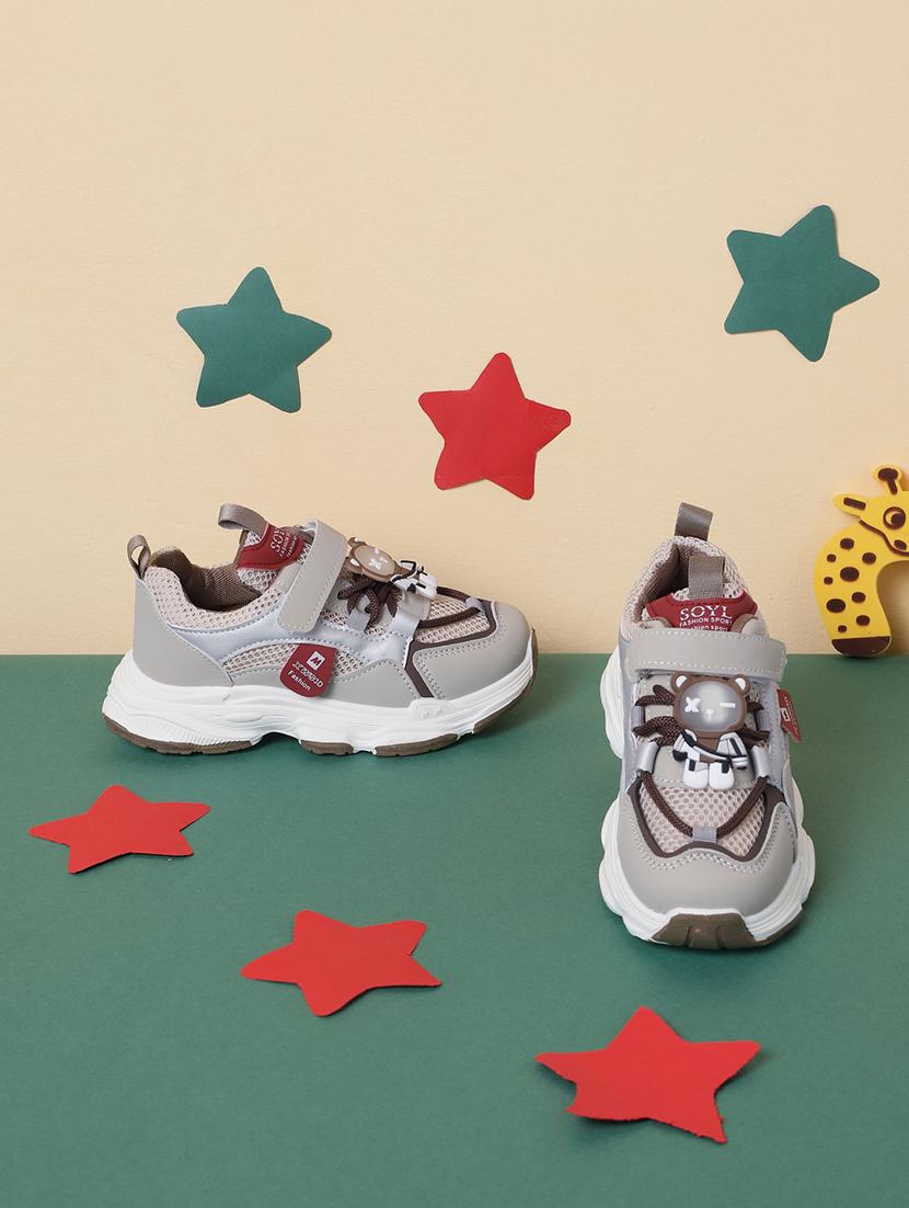 kids beige solid sneaker - 21638300 - Zoom Image - 0