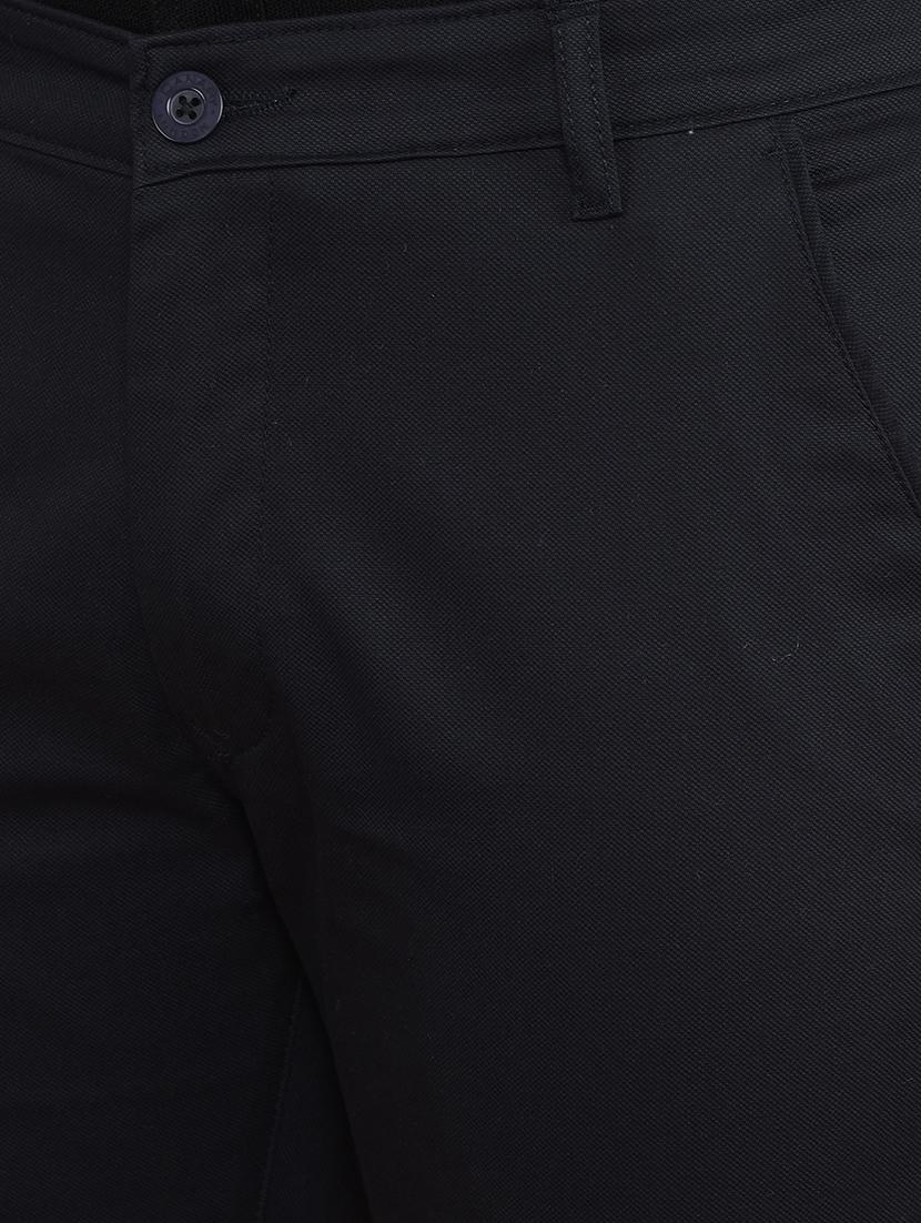 men solid mid rise chinos flat front trouser - 21639019 - Standard Image - 5