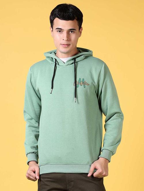 men long sleeve regular fit hooded sweatshirt - 21639426 - Very Small Image - 1