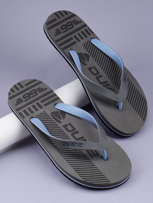 men grey slip on slipper - 21645403 - Very Small Image - 1