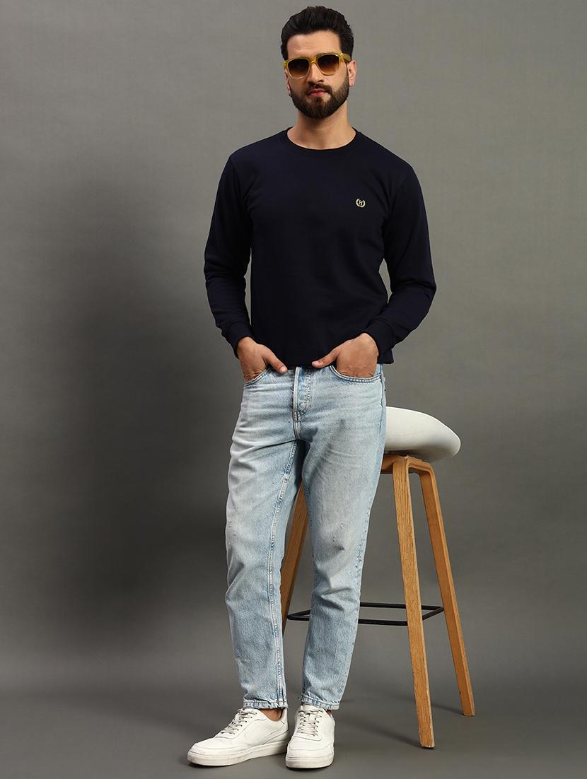 men solid regular fit sweatshirt - 21647108 - Zoom Image - 3