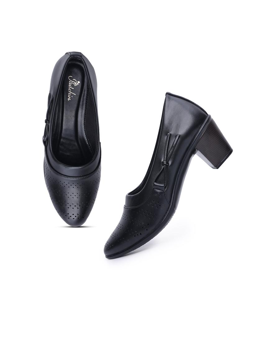 women black slip on pump - 21652654 - Standard Image - 3