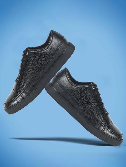 men solid lace up sneakers - 21652950 - Very Small Image - 1