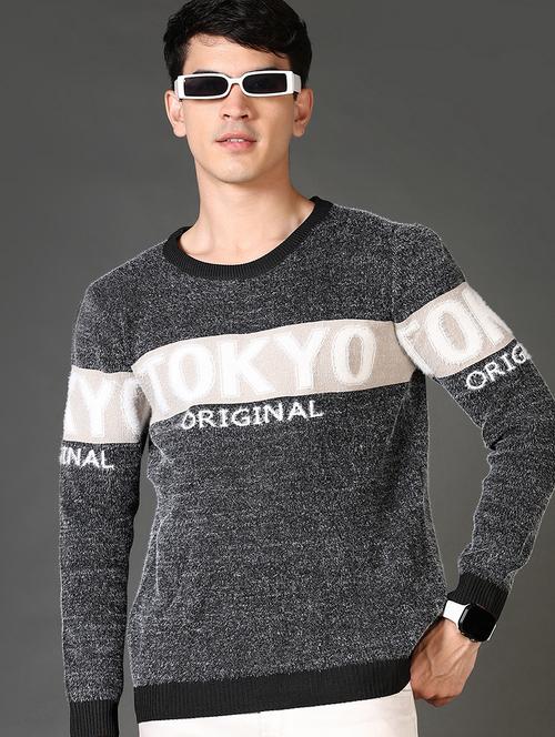 men acylic long sleeve pullover - 21661160 - Very Small Image - 1