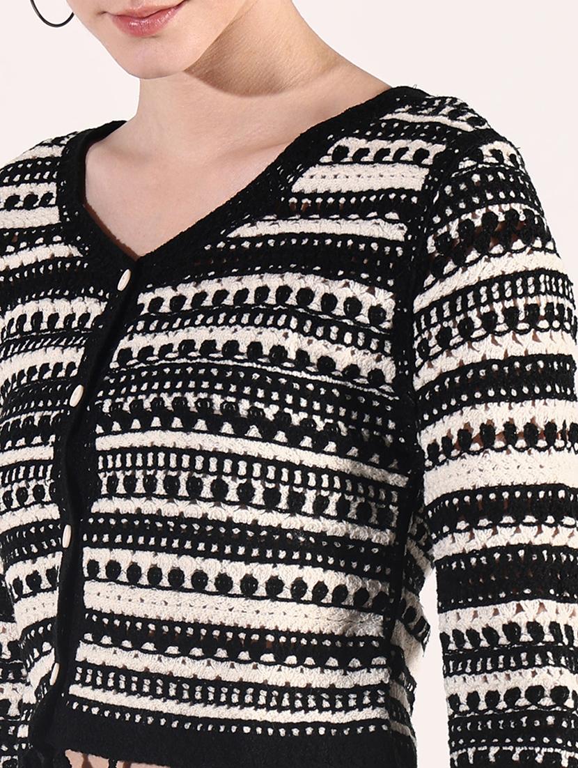 women crochet detailed crop top - 21661765 - Standard Image - 5