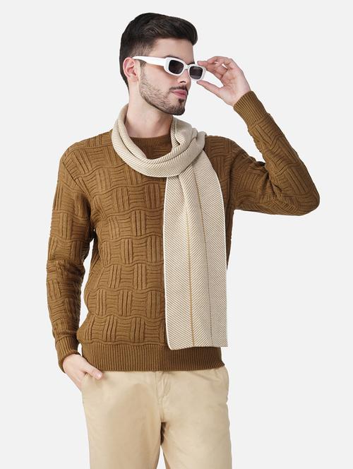 stylish winter knit muffler for men - 21662248 - Very Small Image - 1