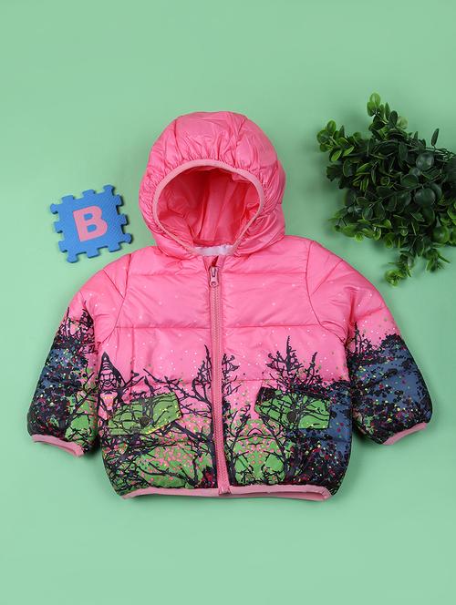 boys printed long sleeve hooded jacket - 21665178 - Very Small Image - 1