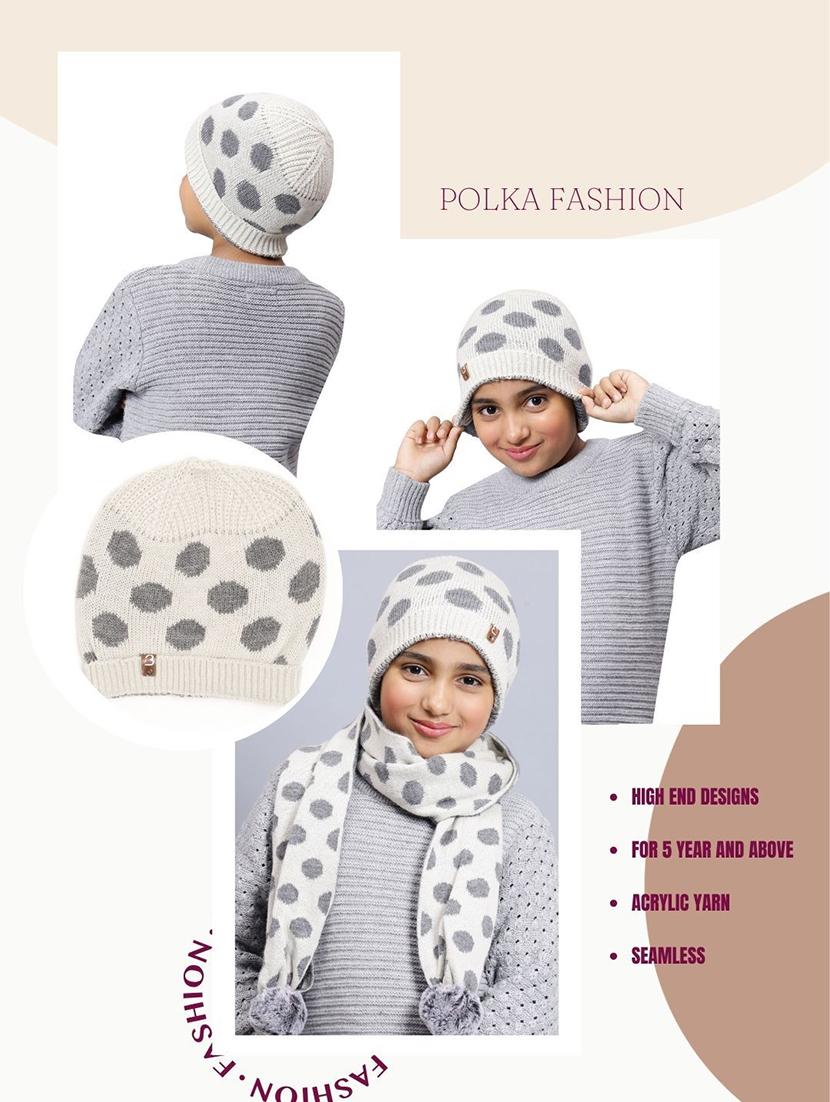 kids solid beanie & gloves combo - 21671895 - Zoom Image - 3