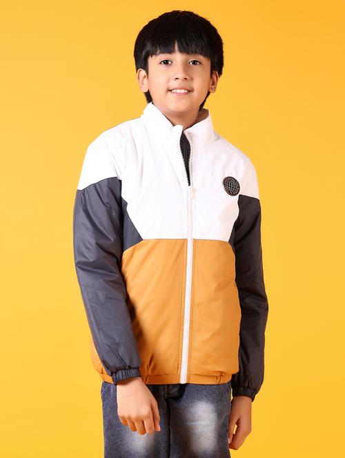 boys color block long sleeve bomber jacket - 21678137 - Very Small Image - 1