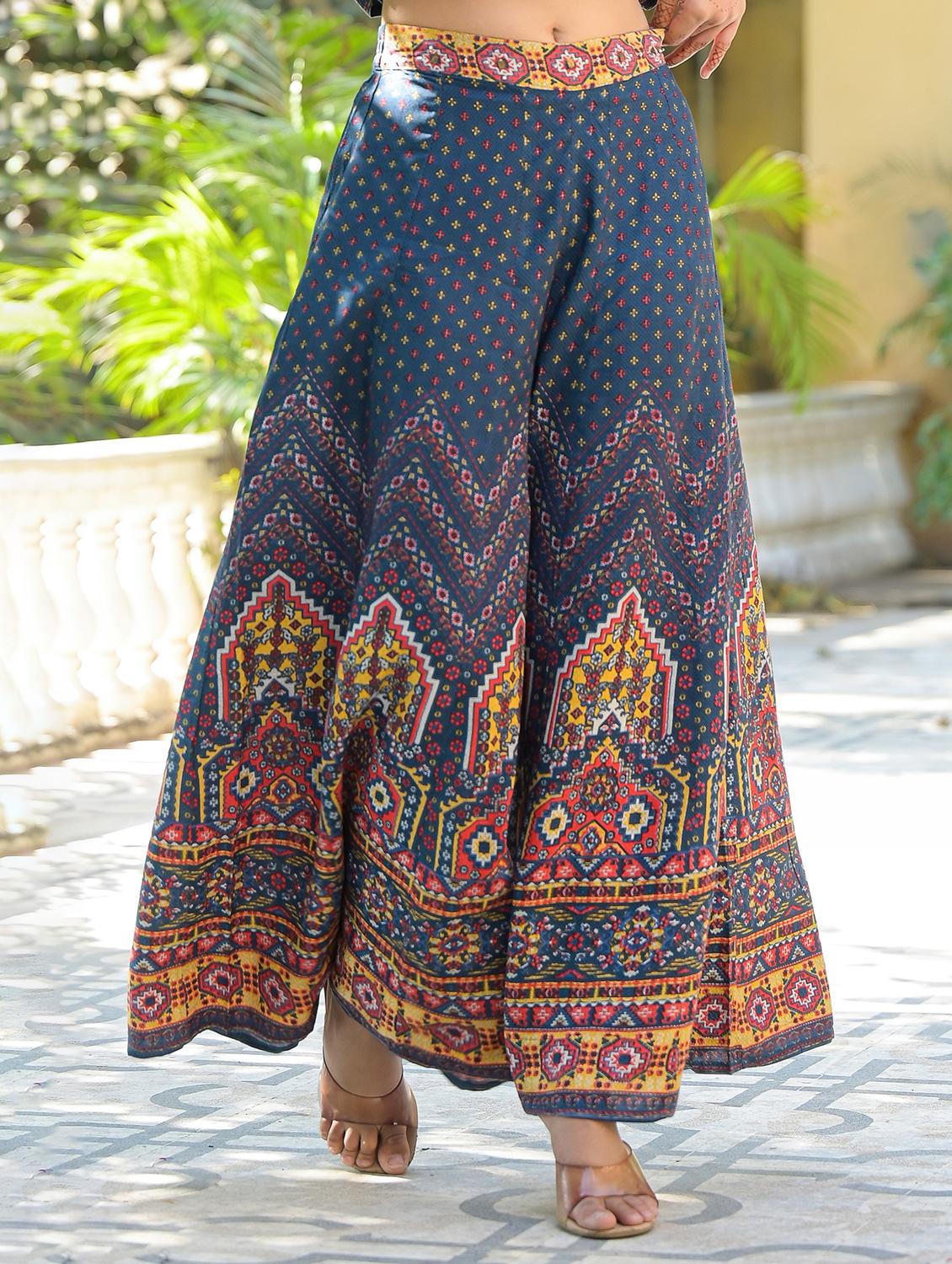 women navy blue printed co-ord sets - 21679155 - Zoom Image - 4