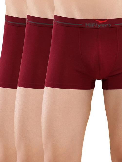 men solid low rise trunks combo - 21681737 - Very Small Image - 1