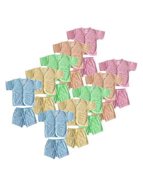 kids printed cotton shorts twin sets combo - 21683447 - Very Small Image - 1