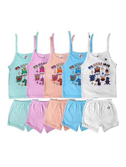 kids printed shorts twin set combo - 21683452 - Very Small Image - 1