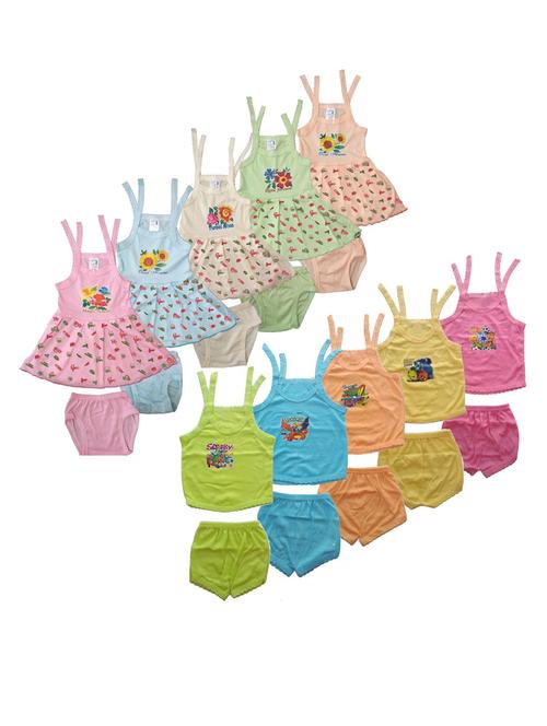 unisex printed clothing combo set for kids - 21683477 - Very Small Image - 1