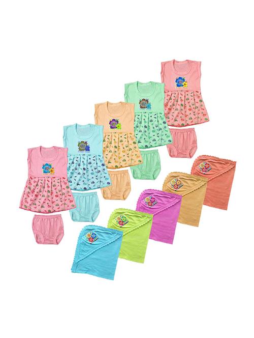 printed clothing combo set for kids - 21683530 - Very Small Image - 1
