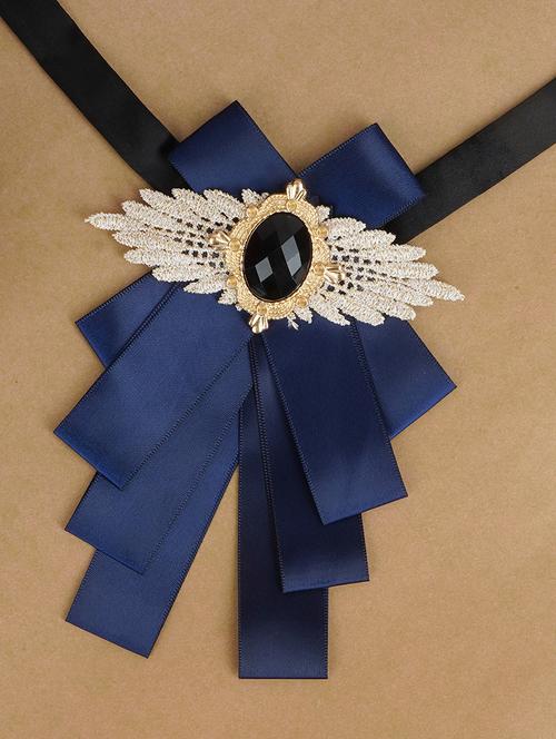 fashion ribbon pre-tied bow tie - 21684913 - Very Small Image - 1