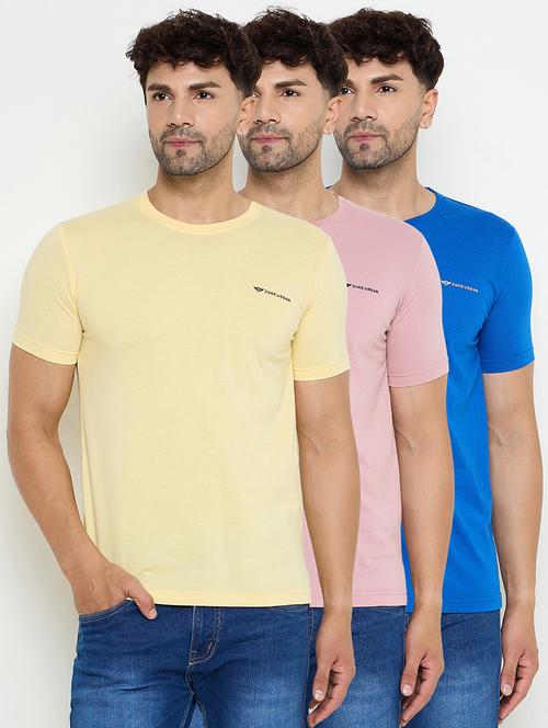 men pack of 3 plain t-shirts - 21686512 - Very Small Image - 1
