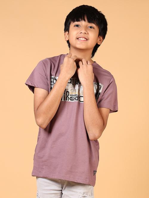 boys chest print short sleeve t-shirt - 21690579 - Very Small Image - 1