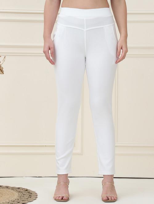 women solid high rise jegging - 21690668 - Very Small Image - 1