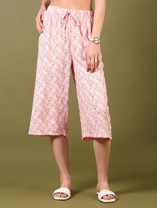 peach rayon capri capris - 21694254 - Very Small Image - 1