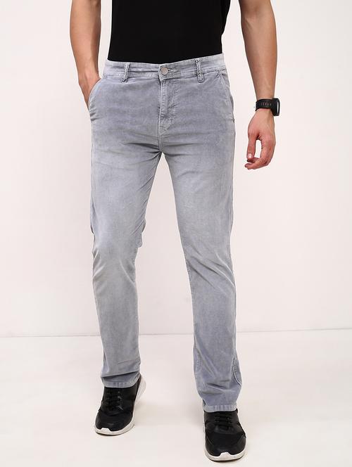 men grey low rise full length jean - 21696155 - Very Small Image - 1